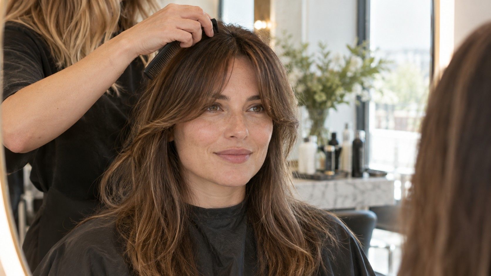 Choose Bangs by Face Proportions and Hair Behaviour